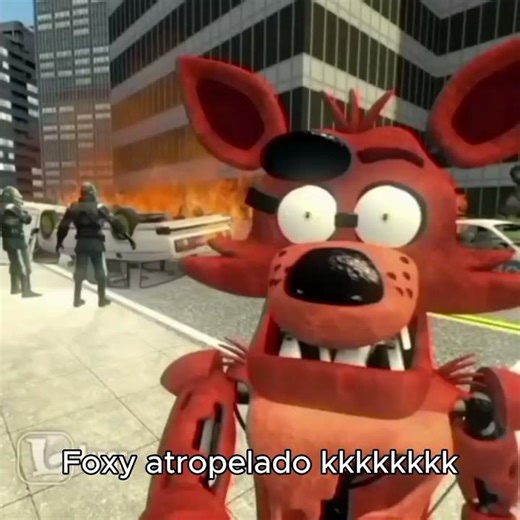 Foxy got run over lol