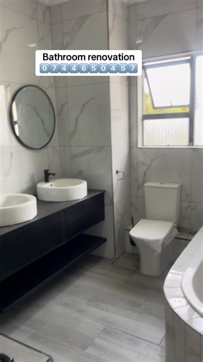 Home renovations 0744650457 More than a bathroom, it's an experience. + Where style meets relaxation and peaceful mind We design, styling and do renovation for your beloved spaces #designer #LuxuryByDesign #Bathroominspo #homedecor #designer #new #dxb #white #black #beauty | Chesterfield garde. | Facebook