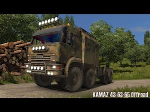 ETS2 v1.26 ★ KAMAZ 43-63-65 Offroad ★ Mod Vorstellung [Deutsch/HD]