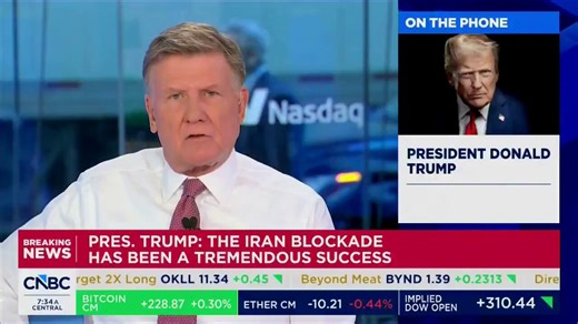 President Trump: "Iran can get themselves in a very good footing if they make a deal. They can make themselves into a strong nation again, a wonderful nation again. They have incredible people... they have to use reason, and they have to use common sense."