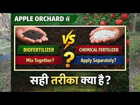 Can You Mix Biofertilizer with Chemical Fertilizer in Apple Orchard? सही तरीका जानिए