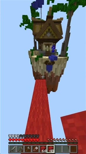 Fastest Bedrock Bridging Method. #minecraft