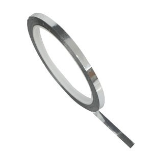 [Hot Item] Dark Aluminum Silver Lead Foil Rubber Adhesive, Linered. Electrically and Thermally Conductive Tape