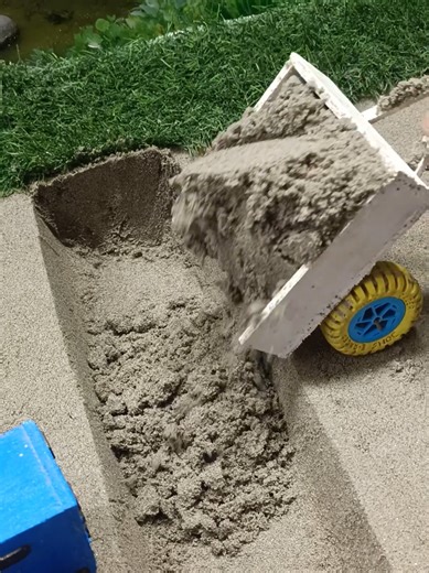 Diy Mini Tractor Bridge Construction|| making Mini Tractor with brige #fyp #project #minifarming #viralvideo