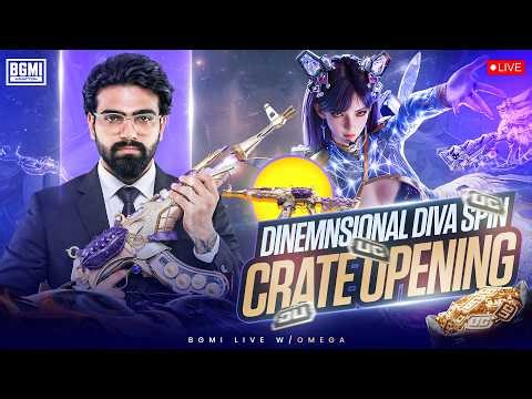 TEAM UPDATE & 50K UC CRATE OPENING | OMEGA | BGMI