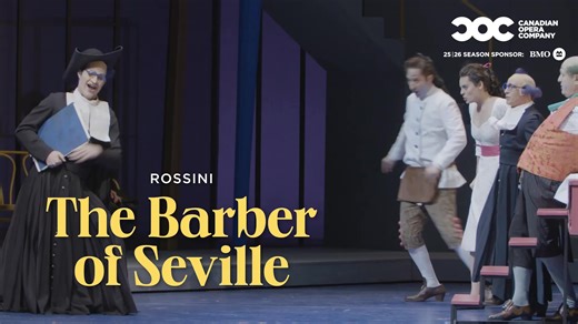 Figaro, Figaro, Fiiiigaro! 🎵 From Rossini to Bugs Bunny, THE BARBER OF SEVILLE is a classic for a reason: razor-sharp comedy, larger-than-life characters, and Rossini's bright and exuberant melodies. See it live February 5 to 21! | Canadian Opera Company