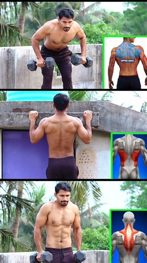 3 Exercise for Back Day 🥵🔥 #fitness #explorefitness #fitnessmotivation