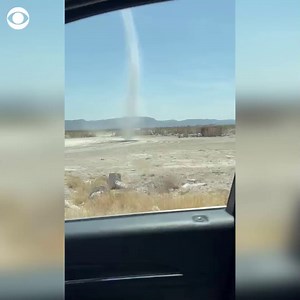 106K views · 169 reactions | DUST DEVIL: A driver spots a large dust devil forming alongside the Saltillo-Monclova highway in the Mexican state of Coahuila. | CBS News | Facebook
