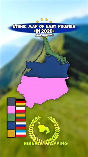 ethnic map of east prussia #europe #map #geography #mapping #history #video #edit #shorts #germany