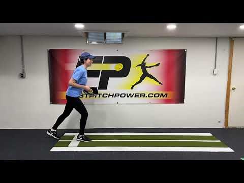 Softball Pitching Drills: Jump Lunges