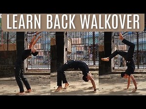 Learn the perfect back walkover! 🤸‍♀️✨ #Tutorial #flexibility