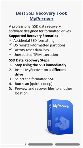 How to Recover Data from SSD After Format | Fast & Safe Guide #ssd