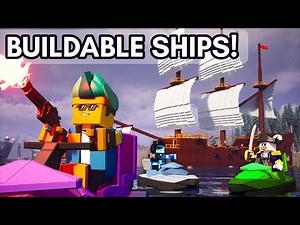 Build your own boats with this new Brickadia feature in Early Access! #WhatsNew