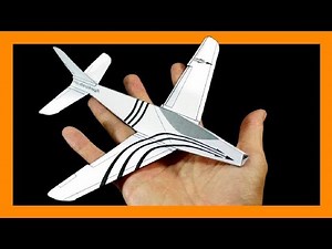How to make a 3d paper plane to print
