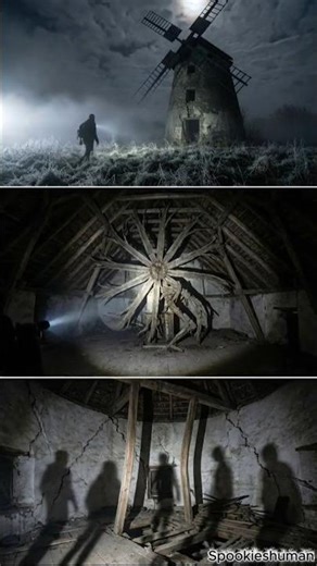 🌬️ THE WINDMILL THAT BREATHES — Derelict Windmill Horror #horror #scary #ai #trending #short #latest