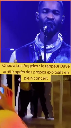 Rappeur Dave arrêté à Los Angeles après propos sur Israël et Iran