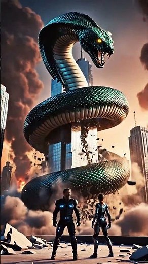 This Giant Python Froze an Entire City #shorts #giant #beastmechx