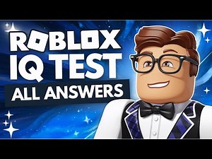 Roblox IQ Test - All Answers