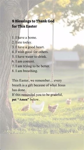 8 Blessings to Thank God for This Easter