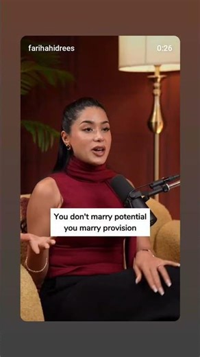 You Don't Marry Potential You Marry Provision Explanation