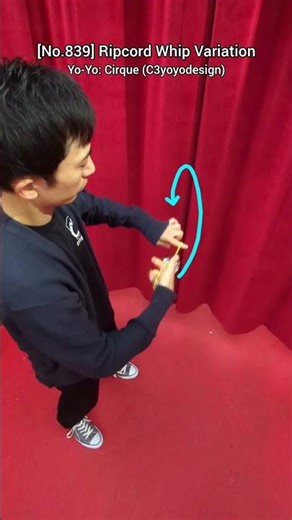 [No.839]🪀Today's Yo-Yo Trick & Tutorial: Ripcord Whip Variation #yoyo #yoyotricks #tutorial