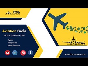 Aviation Fuel | Jet A1 & Avgas | Sustainable Aviation Fuel (SAF) | Know Aero ©