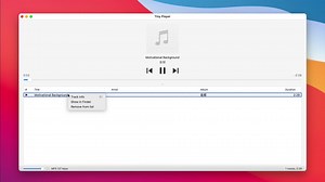 tiny player for mac（小而美的音乐播放器） v1.5.2最新版