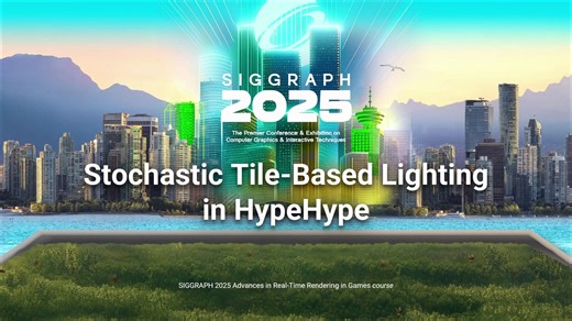 SIGGRAPH 2025 Advances: STOCHASTIC TILE-BASED LIGHTING IN HYPEHYPE