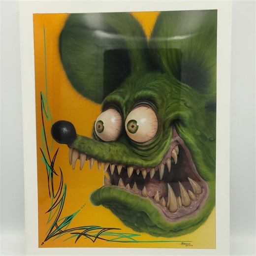 Rat Fink Hand Painted - Etsy