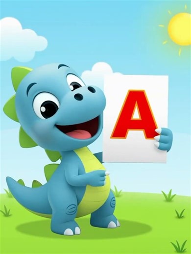 Learn Letter A with Danny the Dinosaur | Short A Sound Phonics Song