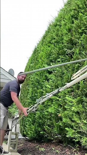 Taking down a Cushcraft R7 HF antenna on a DX Engineering fold over mount. pt 2/2 #shorts