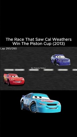 Cal Weathers Piston Cup Win (2013) 😮