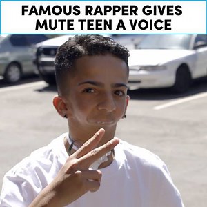 615K views · 3.7K shares | This famous rapper gave a mute teen a voice and turned his lyrics into a song. | Mic | Facebook