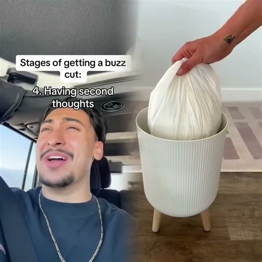 Stages of getting a buzz cut: OG:thatsisaac_