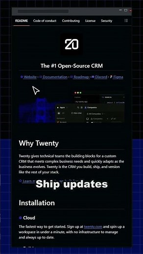 Twenty is an open-source CRM designed as an alternative to Salesforce