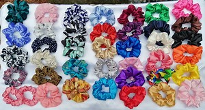 Elasticated Hair Scrunchies Hair Tie - Etsy Canada