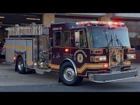 Springfield Fire Company Engine 44 Responding