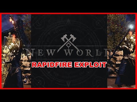 RAPIDFIRE EXPLOIT - Fire / Heal Staff Exploit - New World (fixed)