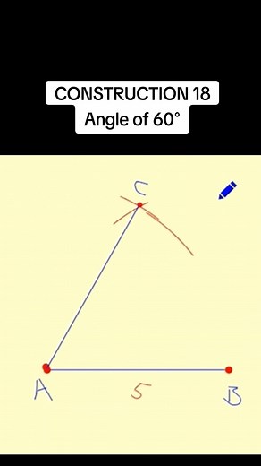 How to Construct a 60 Degree Angle Without a Protractor
