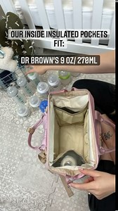 Diaper Bag Backpack – Light Pink, Water- Resistant Polyester Baby Bag – Detachable Stroller Straps – Stylish & Spacious for Baby Girl – Travel Diaper Bag, Bulto & Pañaleras para Bebe Niña