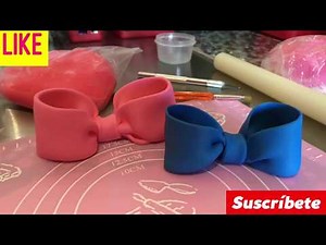 How to make fondant bows