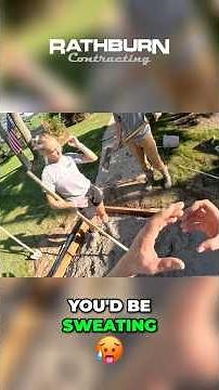 The Best Time to Pour Concrete! #RathburnContracting #construction #concrete #shorts