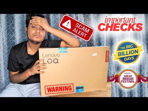 Online Laptop Delivery Scams ⚠️ Check This Steps 🛑Amazon & Flipkart Sale
