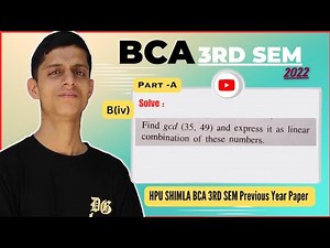 Hpu bca 3rd Semester Maths Previous Year Papers 2022 | Fully Solved | Complete Question Bank