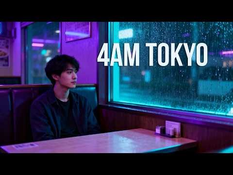4AM Tokyo Rain | Lofi Study Music for Deep Focus (1 Hour)
