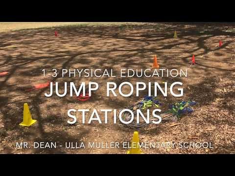 Elementary Physical Education - Jump Rope Stations
