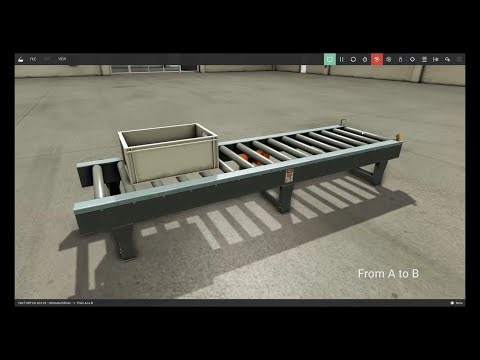 factory IO from A to B