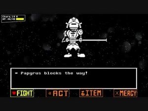 Undertale DDD (Eps 2) - Genocide Papyrus Fight ~ Boisterous Bellator Papyrus [FANMADE].tmp