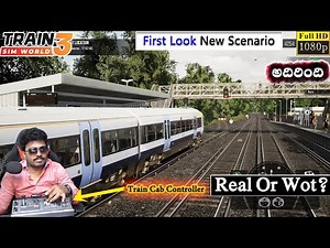 Passenger Train Driving in Train Sim World 3 with Train Cab Controller PC Game