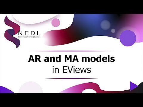 AR and MA models in EViews